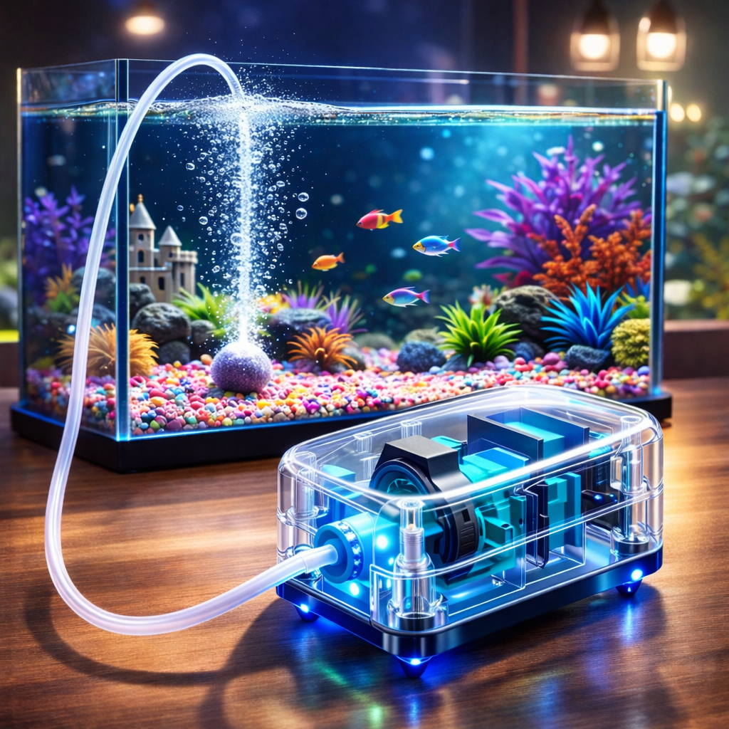 BL-009SA Silent 1 Way Aquarium Air Pump Combo-1