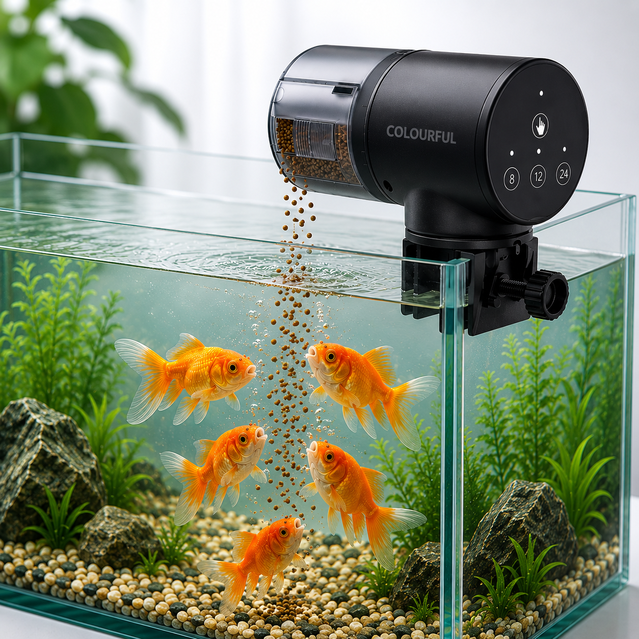 COLOURFUL BL-20AF Auto Fish Feeder Timer Dispenser