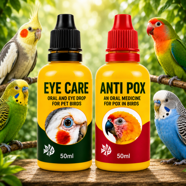 Bird Eye Care & Anti Pox Supplement Combo 50ml x 2