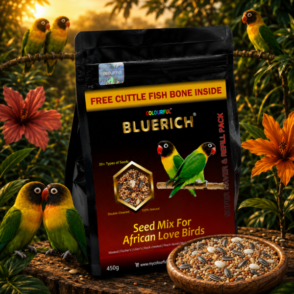 African Love Birds Seed Mix, 450g