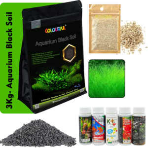 3Kg Soil + Grass Plant Seeds Big + 5 in1 Plant Fertilizers Medicine