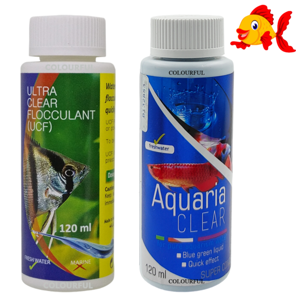 Ultra Clear 120ml + Aquaria Clear 120ml