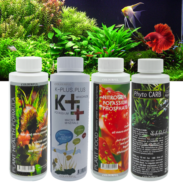 Plant Health 220ml + Plant Food 220ml + K++ 220ml + Phyto Carb 220ml